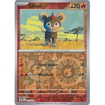 Near Mint 2025 Pokemon Litleo Reverse Holofoil - Prismatic Evolutions #015/131