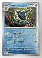 Near Mint 2024 Pokémon Sharpedo Reverse Holo – Temporal Forces #043/162 | Stage 1 Water-Type TCG Card