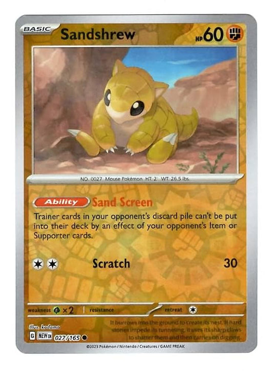 Sandshrew Reverse Holofoil