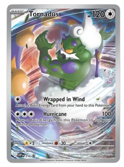 Tornadus - 210 (Sealed Promo Card from White Flare ETB)