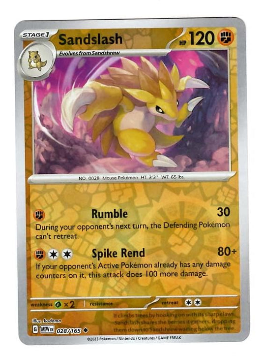 Sandslash Reverse Holofoil