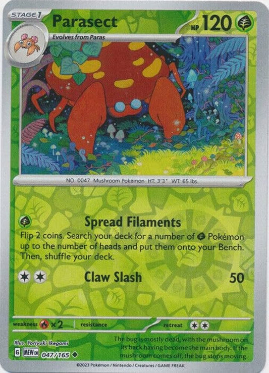 Parasect Reverse Holofoil