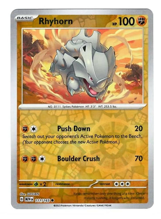 Rhyhorn Reverse Holofoil