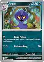 Near Mint 2024 Pokémon Arbok Reverse Holo – Temporal Forces #101/162 | Stage 1 Poison-Type TCG Card