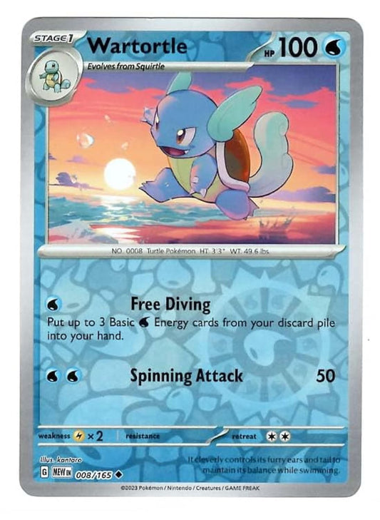 Wartortle Reverse Holofoil