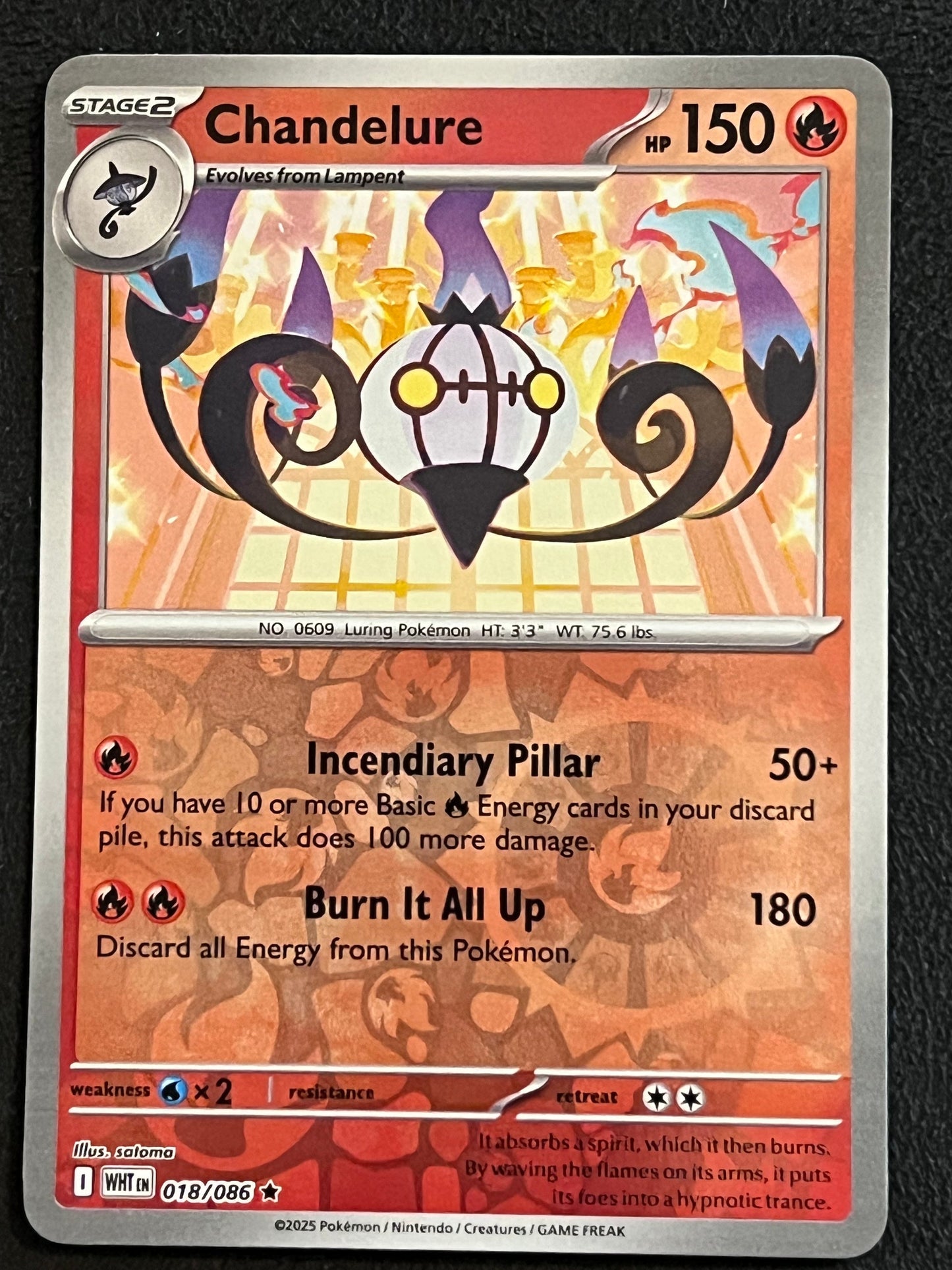 Chandelure Reverse Holofoil