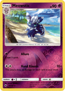 Near Mint 2017 Pokemon Meowstic Reverse Holofoil - Sun and Moon Burning Shadows #60/147