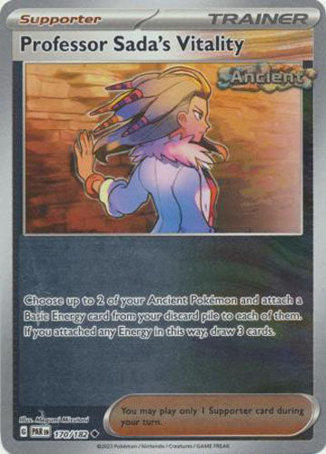 Near Mint 2025 Pokemon Professor Sada's Vitality Holo –  Prismatic Evolutions #120/131