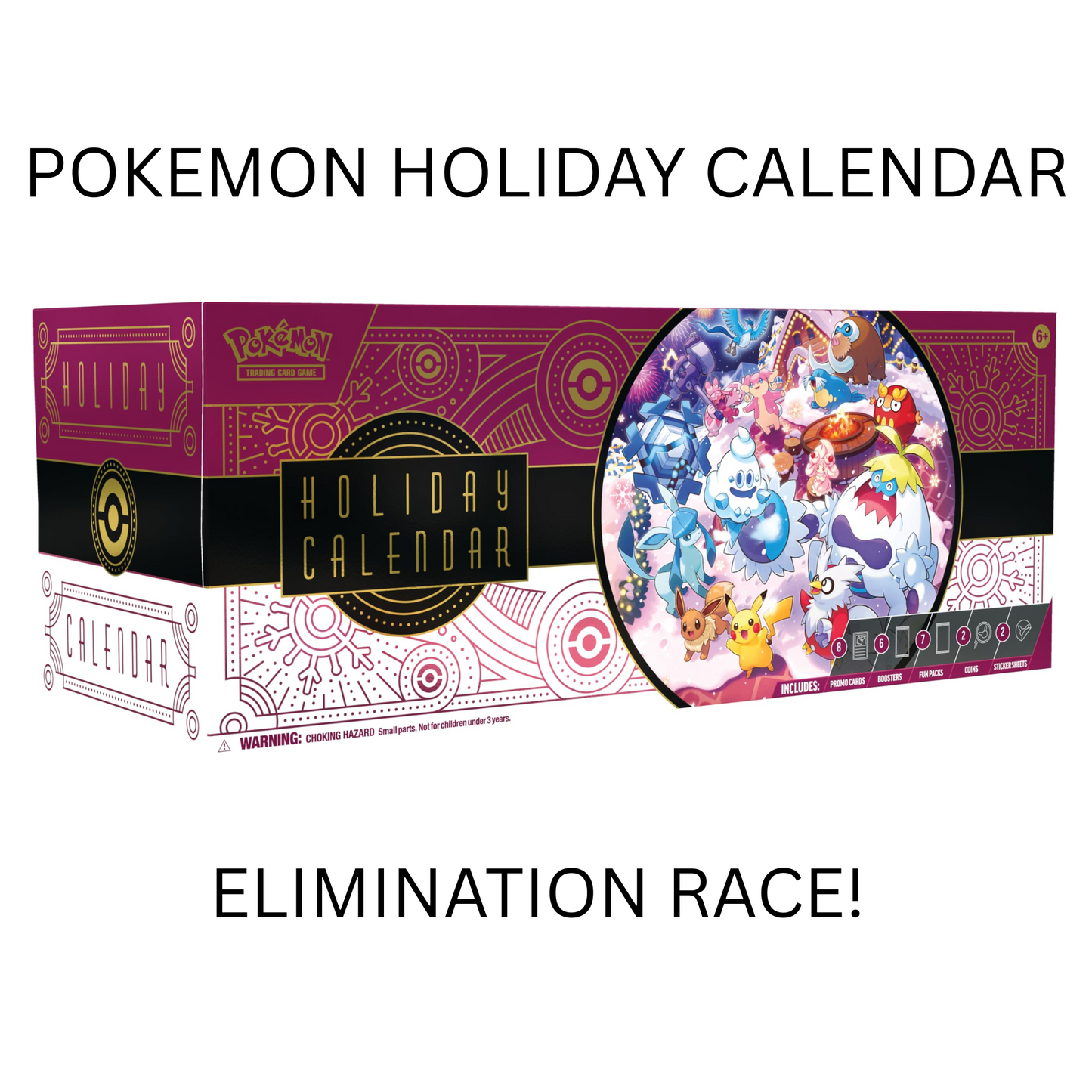 Pokemon Holiday Advent Calendar Elimination Race!