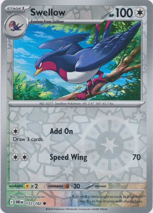 Swellow Reverse Holofoil