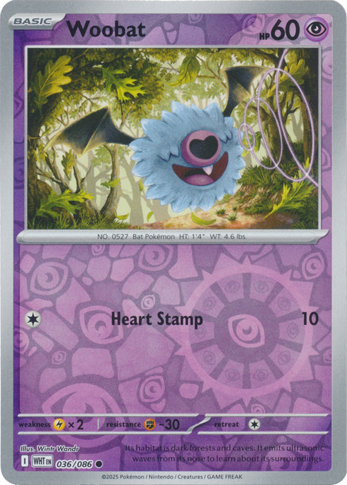 Woobat Reverse Holofoil