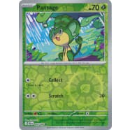 Near Mint 2025 Pokémon Pansage Reverse Holo – Black Bolt #004/086 | Basic Grass-Type TCG Card