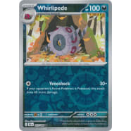 Near Mint 2025 Pokemon Whirlipede Reverse Holo - Black Bolt #055/086