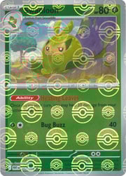 Near Mint 2025 Pokémon Swadloon (JP) Poke Ball Pattern – White Flare (JP) #002/086