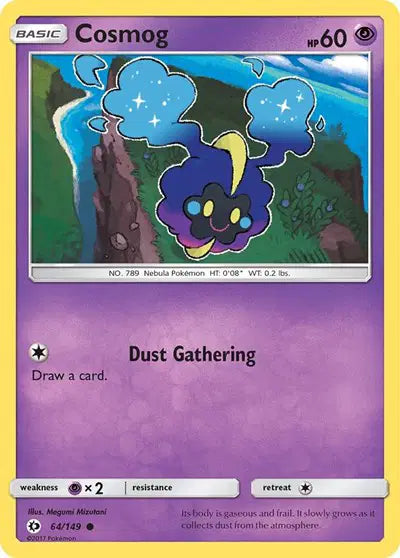 Near Mint 2017 Cosmog – Sun and Moon Base Set #64