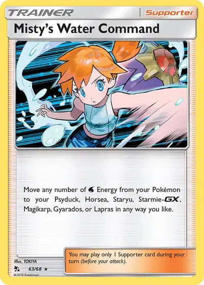 Misty's Water Command Holofoil