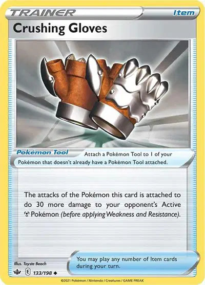 Near Mint 2021 Pokemon Crushing Gloves– Chilling Reign #133/198