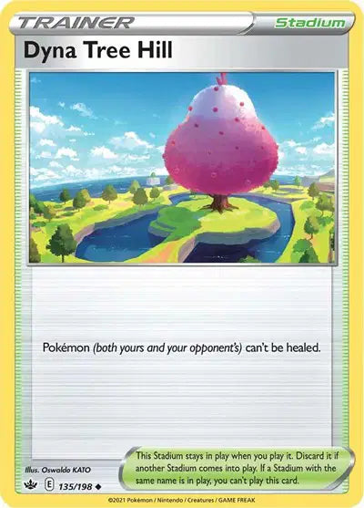 Near Mint 2021 Pokemon Dyna Tree Hill – Chilling Reign #135/198