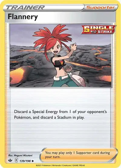 Near Mint 2021 Pokemon Flannery – Chilling Reign #139/198
