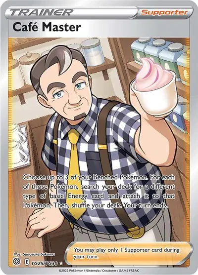 Near Mint 2022 Pokémon Café Master Ultra Rare – Brilliant Stars #TG25/TG30 | Trainer Gallery