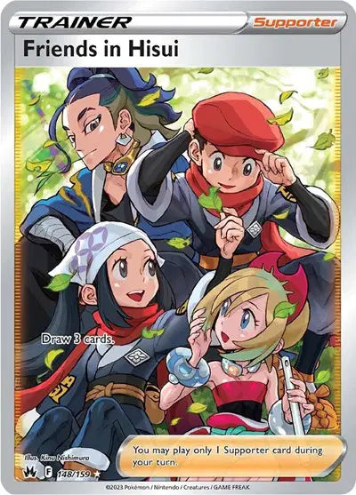 Near Mint 2023 Friends in Hisui (Full Art) Ultra Rare – Crown Zenith #148/159