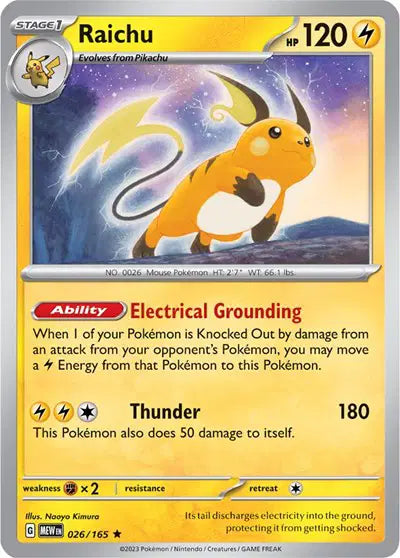 Raichu Holofoil