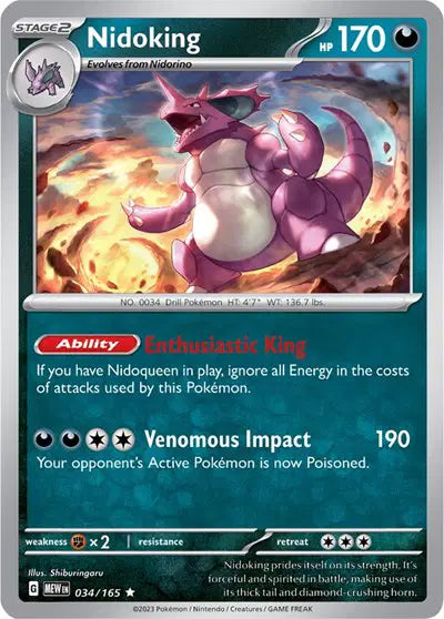 Nidoking Holofoil