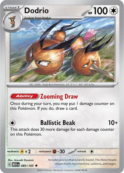 Dodrio Holofoil