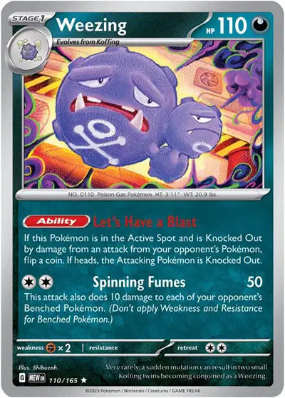 Weezing Holofoil