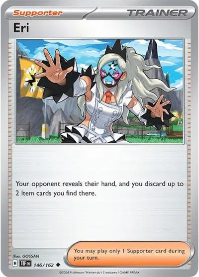 Near Mint 2024 Pokémon Eri – Temporal Forces #146/162 | Special Trainer Card