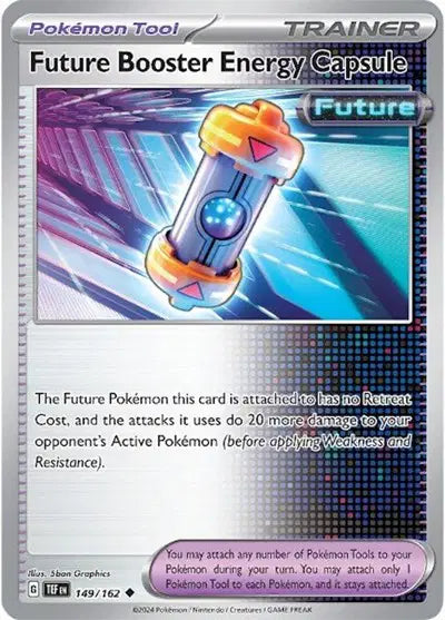 Near Mint 2024 Pokémon Future Booster Energy Capsule – Temporal Forces #149/162 | Special Trainer Card