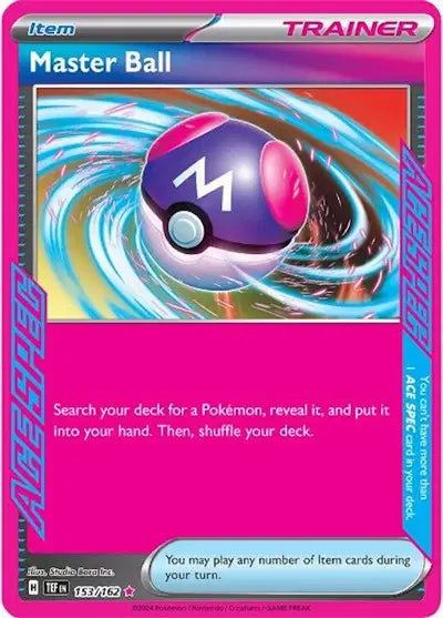 Master Ball Ace Spec Rare