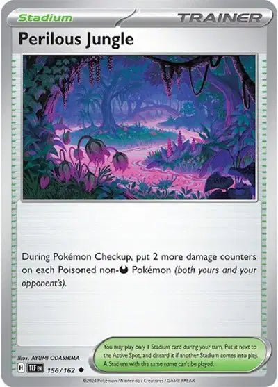 Near Mint 2024 Pokémon Perilous Jungle – Temporal Forces #156/162 | Special Trainer Card