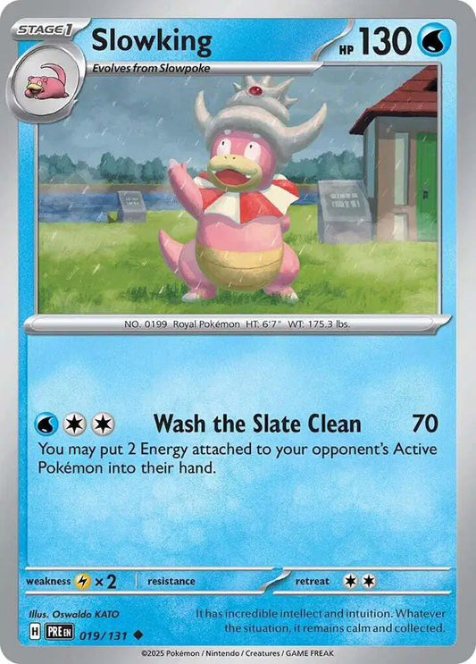 Near Mint 2025 Pokemon Slowking - Prismatic Evolutions #019/131