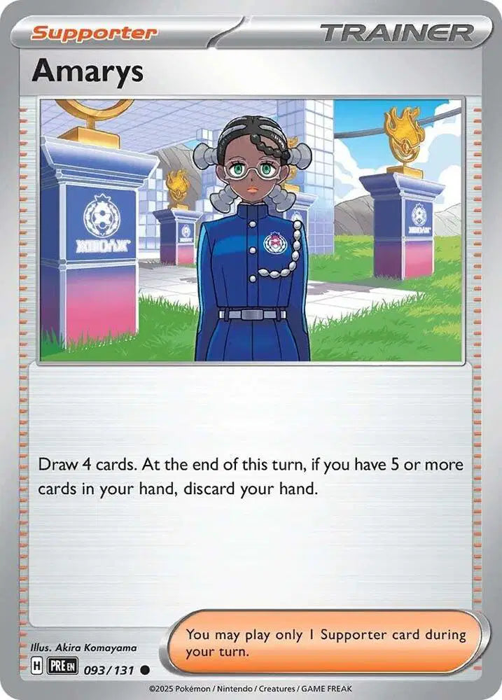 Near Mint 2025 Amarys - Prismatic Evolutions #093/131
