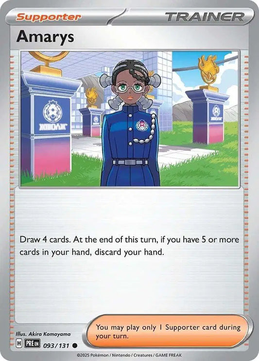 Near Mint 2025 Amarys - Prismatic Evolutions #093/131
