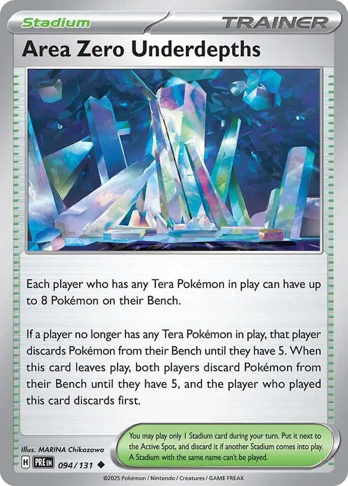 Near Mint 2025 Area Zero Underdepths - Prismatic Evolutions #094/131