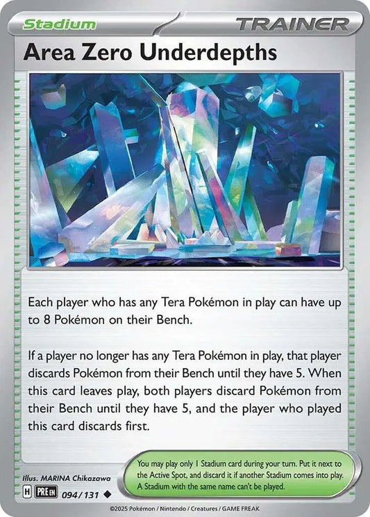 Near Mint 2025 Area Zero Underdepths - Prismatic Evolutions #094/131