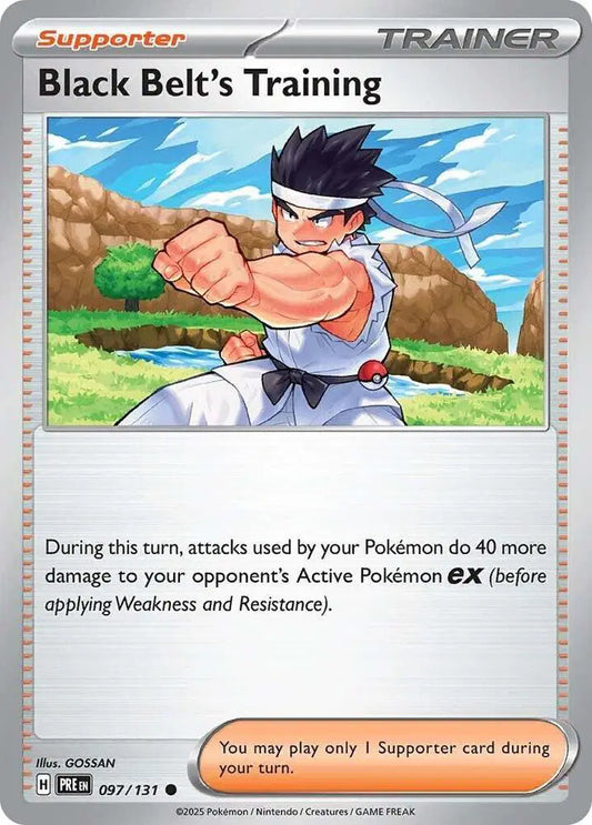 Near Mint 2025 Black Belt's Training - Prismatic Evolutions #097/131