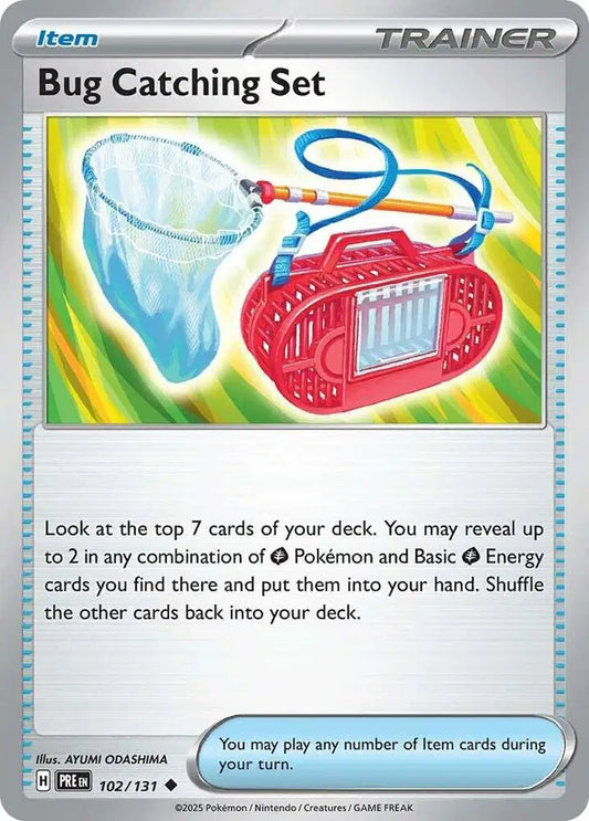 Near Mint 2025 Pokemon Bug Catching Set - Prismatic Evolutions #102/131