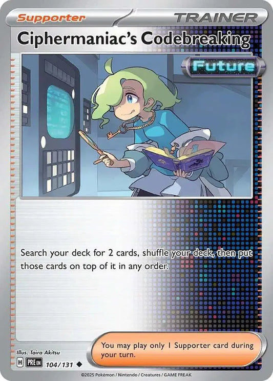 Near Mint 2025 Pokemon Ciphermaniac's Codebreaking - Prismatic Evolutions #104/131