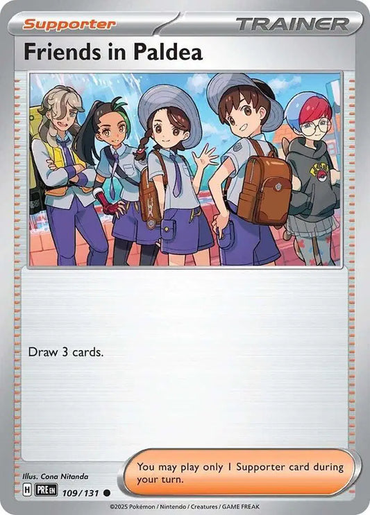 Near Mint 2025 Pokemon Friends in Paldea - Prismatic Evolutions #109/131