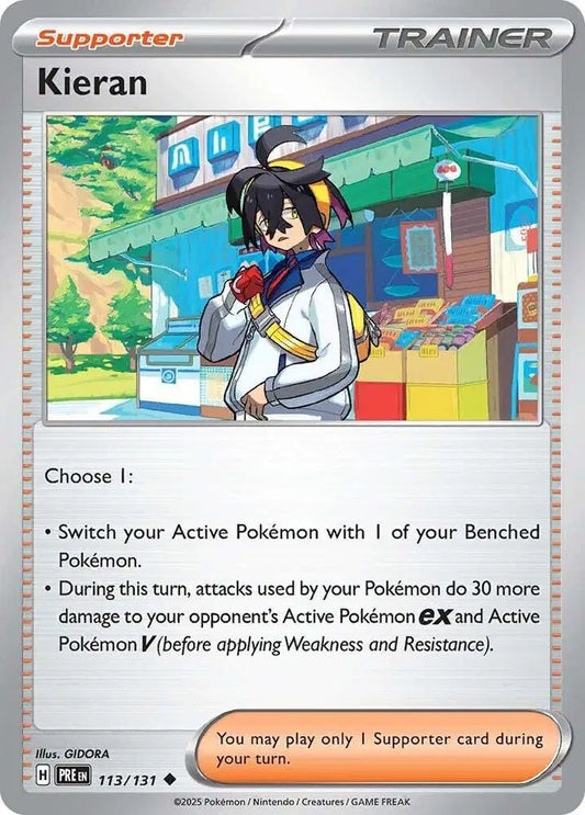 Near Mint 2025 PokemonKieran –  Prismatic Evolutions #113/131