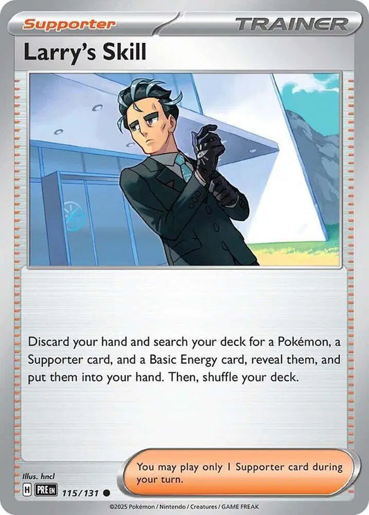 Near Mint 2025 Pokemon Larry's Skill –  Prismatic Evolutions #115/131