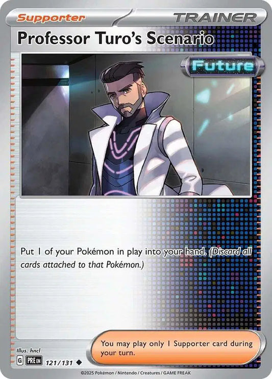 Near Mint 2025 Pokemon Professor Turo's Scenario –  Prismatic Evolutions #121/131