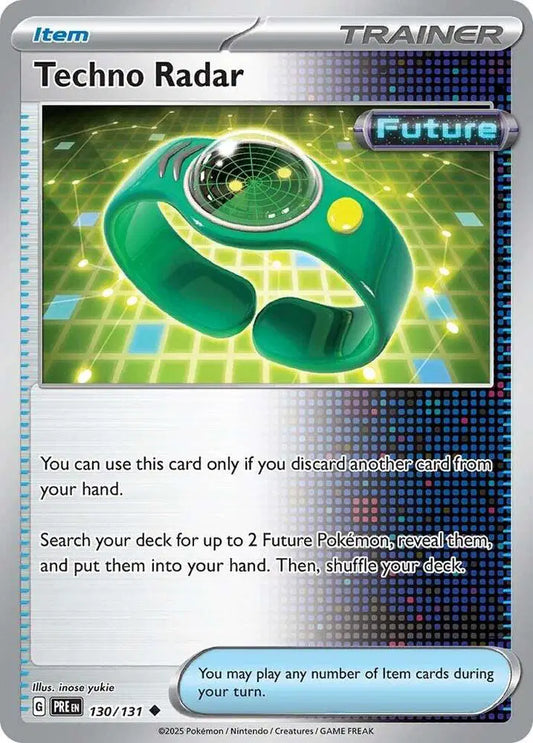 Near Mint 2025 Pokemon Techno Radar –  Prismatic Evolutions #130/131