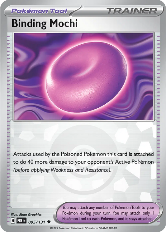 Near Mint 2025 Binding Mochi (Poke Ball Pattern) - Prismatic Evolutions #095/131
