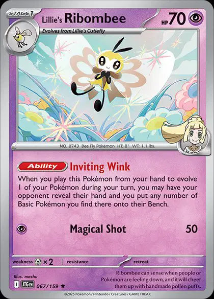 Lillie's Ribombee Holofoil