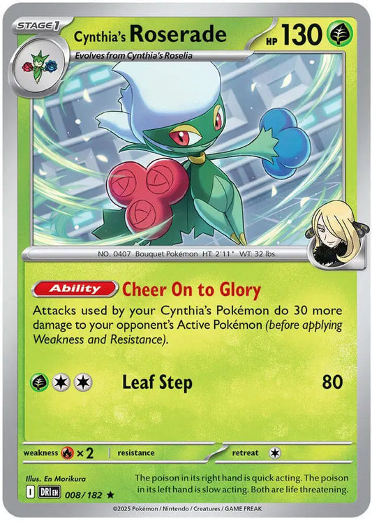 Cynthia's Roserade Holofoil