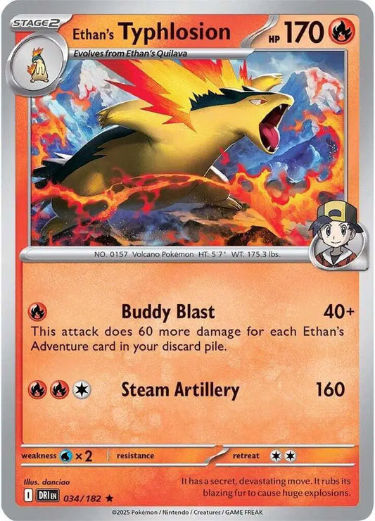 Ethan's Typhlosion Holofoil